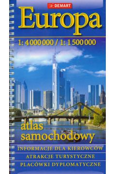 Europa atlas samochodowy  1:1 500 000
