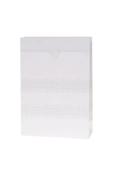 Rozette Torebka Lux brokat bia�a 14.5x15x6.5cm
