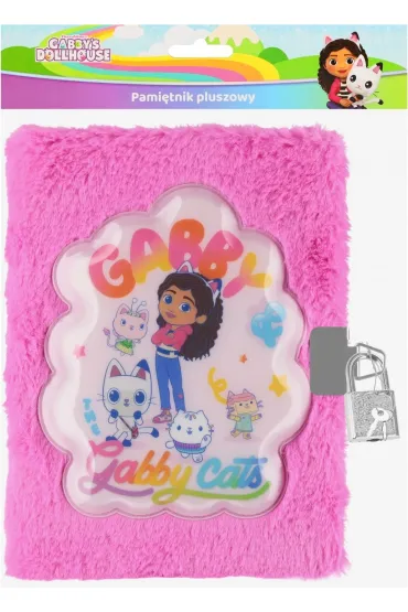 Pami�tnik pluszowy zamykany A5/80k Gabby s Dollhouse STARPAK 580131