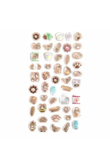 dpCraft Naklejki candy drops tawny 48 szt