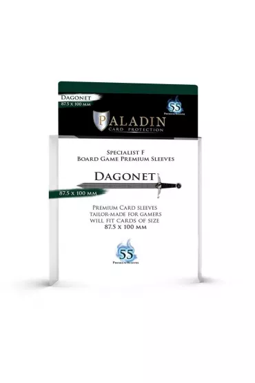 Board&Dice Koszulki na karty Paladin - Dagonet 87,5x100 mm 55 szt.