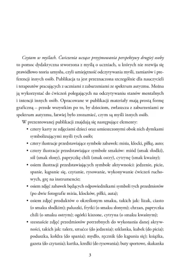 Czytam w my�lach. �wiczenia ucz�ce przyjmowania perspektywy drugiej osoby - Dominika  Krupa