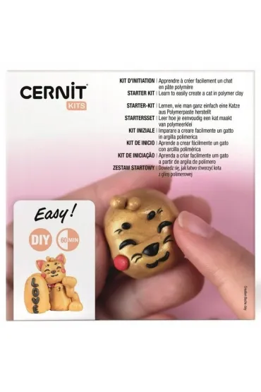 Kot Szcz�cia DIY glinka polimer