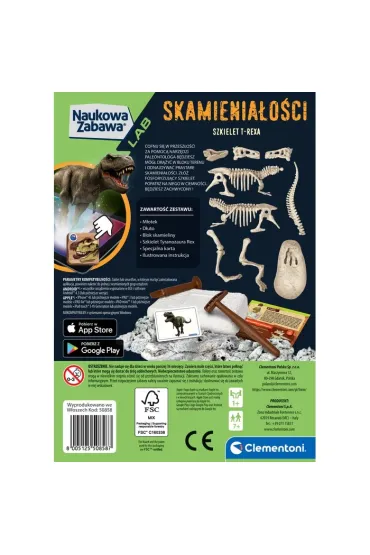 Skamienia�o�ci - Trex fluo Clementoni