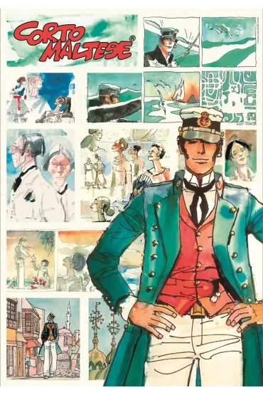 Puzzle 1000 el. Compact Corto Maltese Clementoni