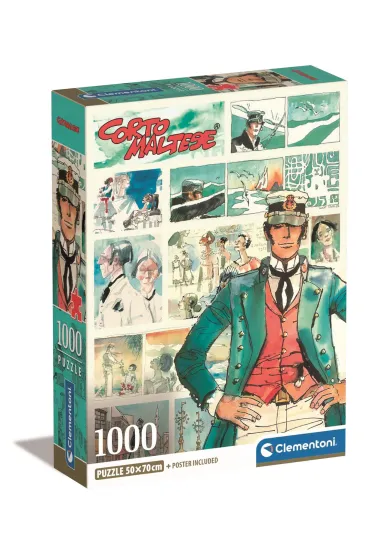 Puzzle 1000 el. Compact Corto Maltese Clementoni