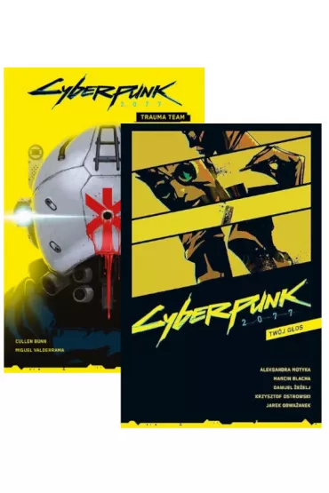 Pakiet Cyberpunk 2077. Tomy 1-2: Trauma Team, Tw�j g�os - Cullen Bunn, Marcin Blacha, Aleksandra  Motyka
