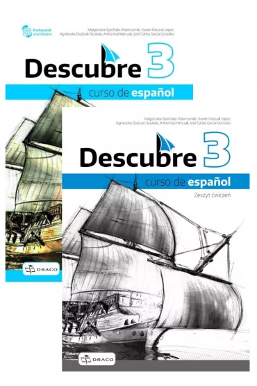 Pakiet Descubre 3. Curso de español: Podrcznik + nagrania online, Zeszyt wicze do jzyka hiszpaskiego - Agnieszka  Dudziak-Szukaa, Magorzata  Spychaa-Wawrzyniak, Arleta  Kamierczak, Jos Carlos Garcia Gonzlez, Xavier Pascual Lopez
