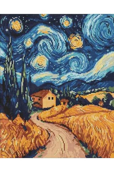 Diamentowa mozaika - Ukrai�ska noc 40x50cm