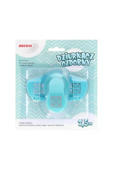 Brewis Dziurkacz ozdobny brzegowy - Rozeta 2,5cm