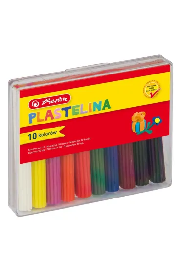Herlitz Plastelina 10 kolor�w