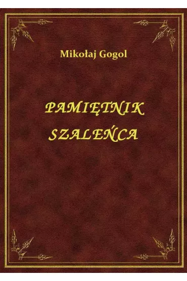 eBook Pami�tnik Szale�ca epub - Miko�aj Gogol