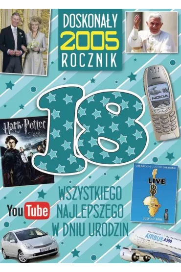Kukartka Karnet Urodziny 18 (rocznik)