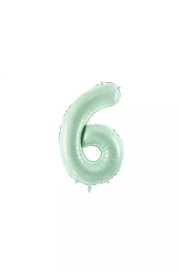 PartyDeco Balon foliowy 6 zielony 72cm