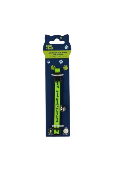 Obro�a dla kota 1 cm z dzwonkiem odblaskowa TRIK&ROLL 560697