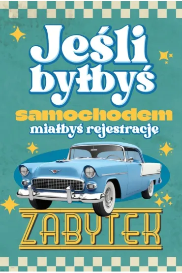 Yeku Karnet Urodziny Samoch�d zabytkowy m�ski