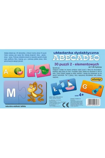 Uk�adanka dydaktyczna. Abecad�o Adamigo