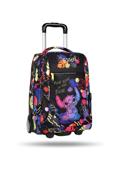 CoolPack Plecak m�odzie�owy na k�kach Disney Black Compact Stitch