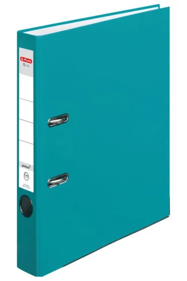 Herlitz Segregator A4 PP Q file turkusowy 8 cm