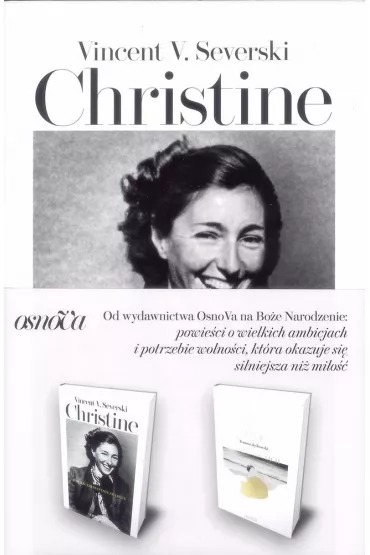 Pakiet Christine: Powie�� o Krystynie Skarbek, P�yn�c w ciemno�ciach - Vincent Viktor Severski, Tomasz  J�drowski