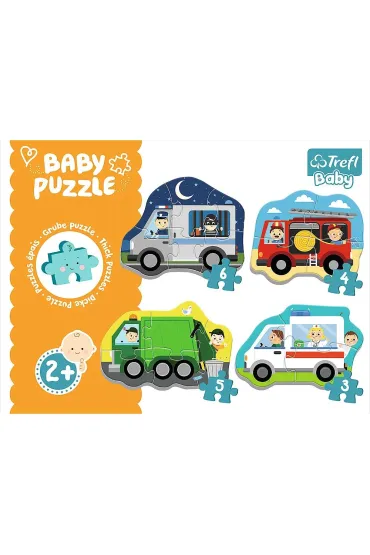 Baby Puzzle. Pojazdy i zawody Trefl