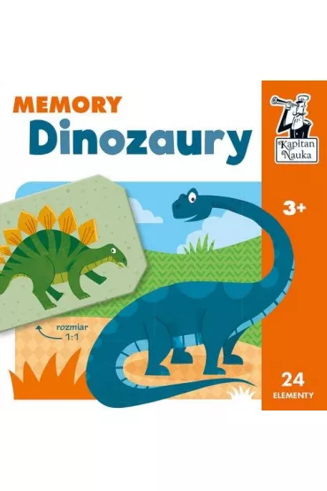 Memory. Dinozaury. Kapitan Nauka