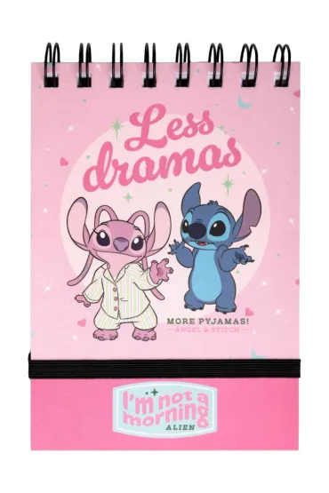 Ko�onotes A6 zamykany na gumk� Stitch kratka 96 kartek
