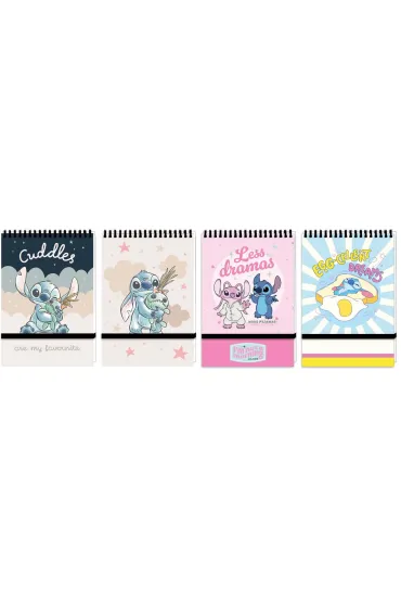Ko�onotes A6 zamykany na gumk� Stitch kratka 96 kartek