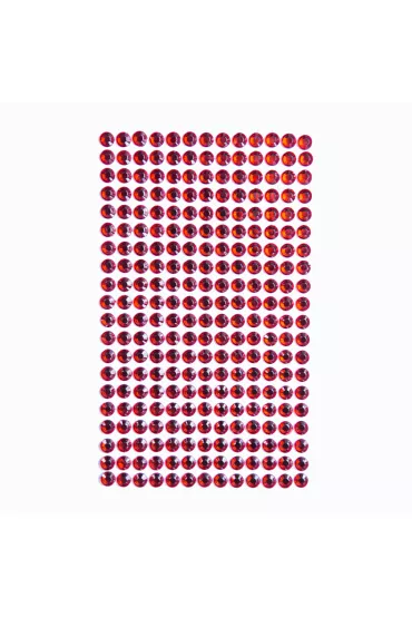 Dalprint Kryszta�ki samoprzylepne red 6 mm 260 szt.