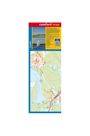Jeziora Mazurskie. Laminowana mapa �eglarska w skali 1:60 000