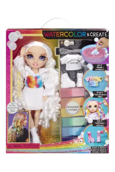 Rainbow High WaterColor & Create NEW TD purple Mga Entertainment
