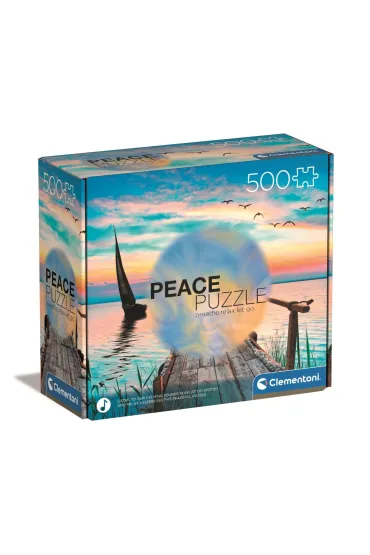 Puzzle 500 el. Collection Peaceful wind Clementoni