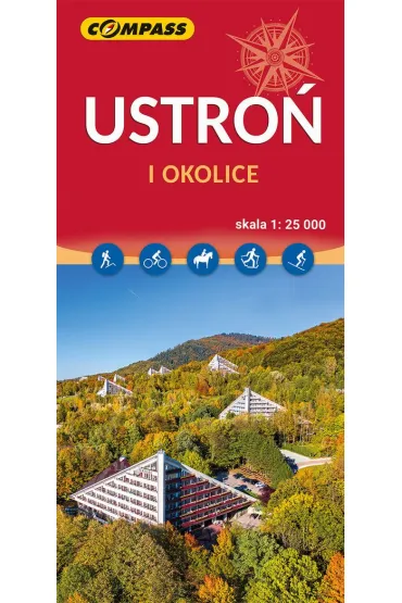 Ustro� i okolice, Brenna mapa skala 1 : 25 000