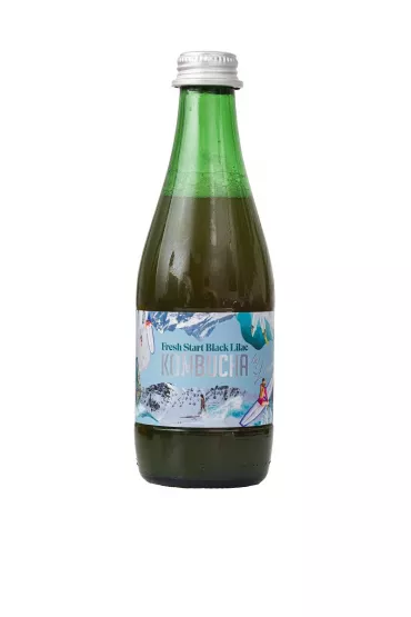 Kombucha By Laurent Kombucha o smaku kwiat�w czarnego bzu (fresh start black lilac) 330 ml Bio
