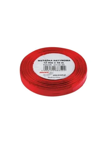 Brewis Wst��ka satynowa bordowa 12mm x 32m