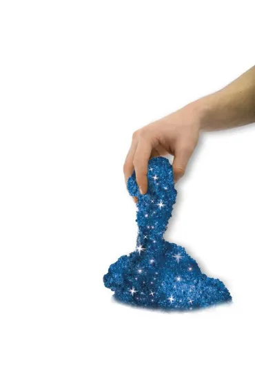 Kinetic Sand. Po�yskuj�cy piasek 454g niebieski * Spin Master