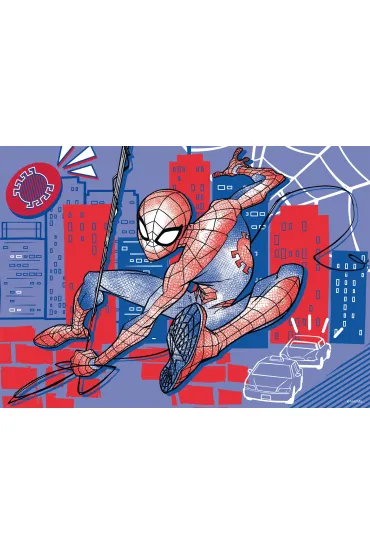 Puzzle pod�ogowe 24 el. Spiderman Ravensburger