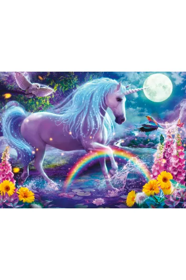 Puzzle 100 el. XXL Brokatowy jednoro�ec Ravensburger