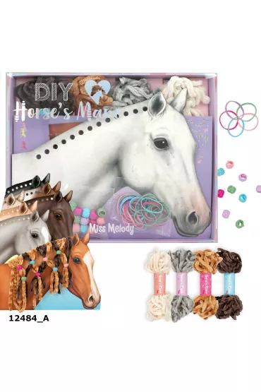 Zestaw do ozdabiania grzywy w��czk� Diy Miss Melody 12484A Depesche