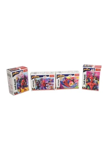 Puzzle mini 54 el. Marvel Spiderman, Zwinno�� i odwaga, Mix Trefl