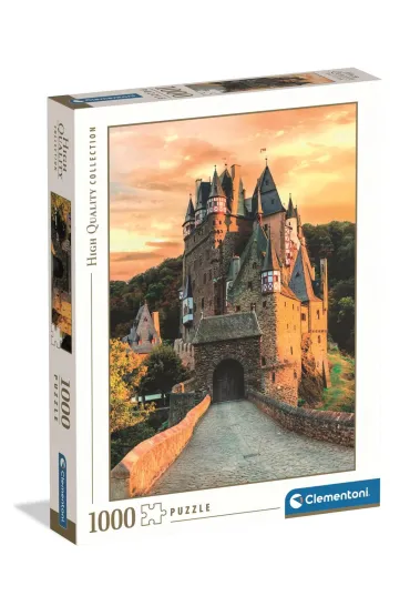 Puzzle 1000 Golden Hour at Eltz Castle Clementoni