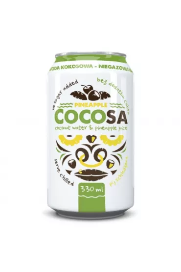 Cocosa Woda kokosowa niegazowana z sokiem z ananasa 330 ml