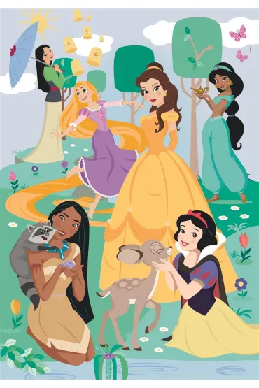 Puzzle 104 el. SuperColor. Princess Clementoni