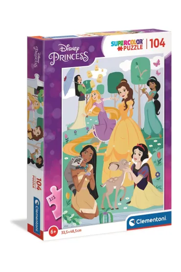 Puzzle 104 el. SuperColor. Princess Clementoni