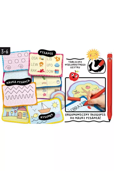 Montessori. Dugopis z 18 tabliczkami Lisciani