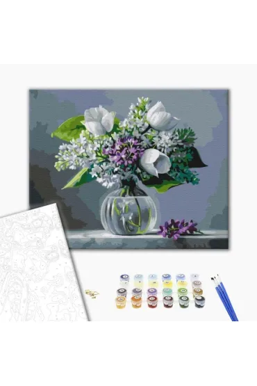 Brushme Malowanie po numerach - Wiosenna Rado�� 40x50cm