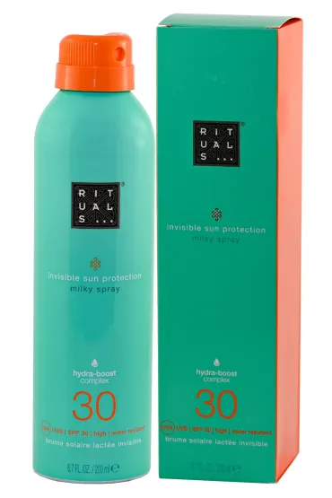 Rituals The Ritual Of Karma Sun Protection Przeciws�oneczne mleczko do cia�a w sprayu SPF30 200 ml