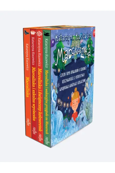 Pakiet: Marcelinka, Marcelinka i �wi�teczny ko�owrotek, Marcelinka i wakacyjna przygoda na Mazurach, Marcelinka i wycieczka szkolna - Katarzyna Kucewicz
