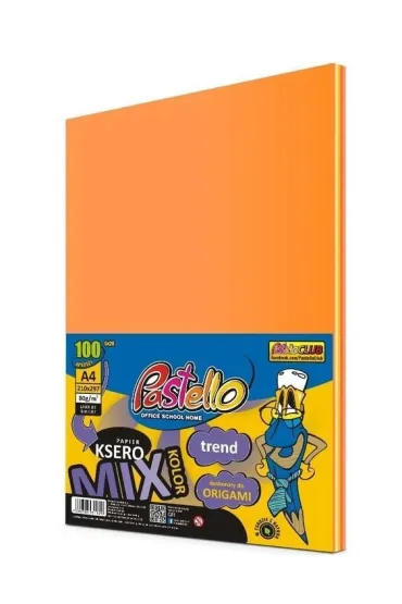 Alfa Pastello Papier ksero A4 pomara�czowych 80g 100 kartek