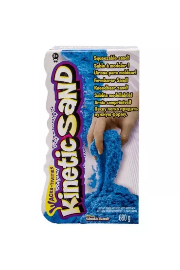 Kinetic Sand. Neonowy piasek 680g niebieski * Libra